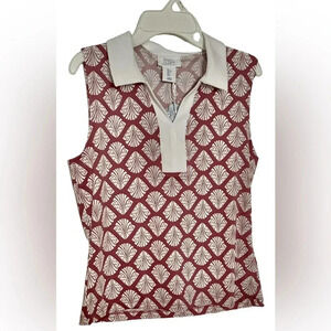 Sigrid Olsen golf &tennis sleeveless top sz S NWT #001